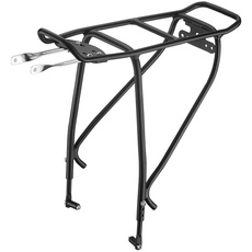 Gepäckträger Gitter hinten Aluminium Schwarz 26 to 29 Fahrrad