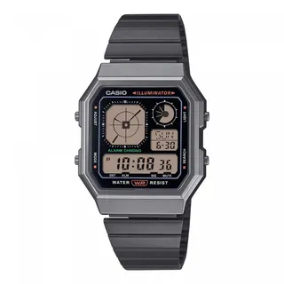 Casio Vintage Digital Edelstahl 34 mm A130WEGG-1AEF