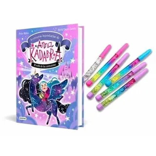 PACK ANNA KADABRA LEGENDARIAS 1 CON BOLIGRAFO DE PURPURINA