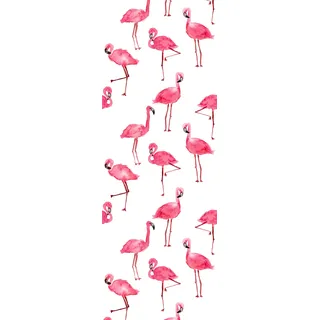 queence Vinyltapete »Aintio« Fellimitat   Motiv   Reptilienprägung   animal print   bedruckt   tropisch glatt 90x250cm, selbstklebend, kinderleichte Anbringung,, Sticker, rosa