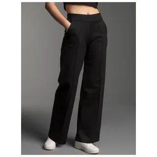 TRIGEMA Jogginghose mit weitem Bein Schwarz L