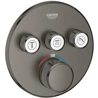 Grohe Grohtherm SmartControl Duschthermostat rund für 3 Verbraucher Messing 29121AL0