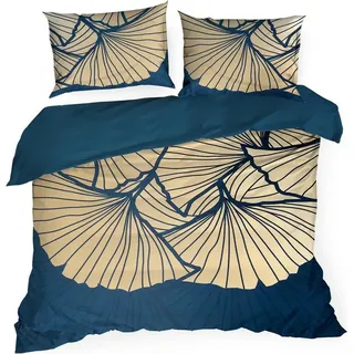 Limited Collection MUSA4 Bettwäschegarnitur 160x200 cm Lyocell - Dunkelblau