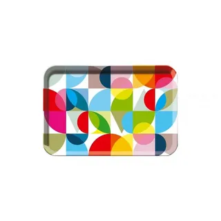 REMEMBER Tablett Solena 22,5 x 33 cm Kunststoff Bunt S (Small)
