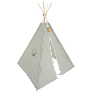 Atmosphera - Tipi Kind Wapi Baumwolle und Pappel - blau - Blau