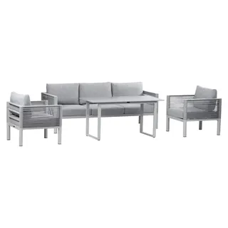 Sessel-Sofa Dining Lounge-Set Cuba | 3-Personen-Sofa | Sand - Beige