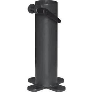 Bodenhülse Doppler 4,1 kg Stahl rund silber