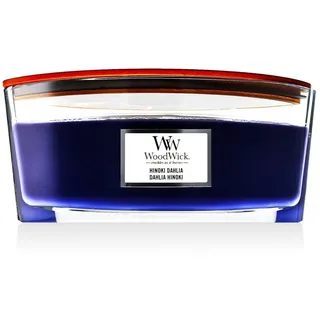 Woodwick Duftkerze Ellipse Hinoki Dahlia 453,6 g lila