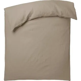 Zoeppritz Leinen-Bettdeckenbezug Stay Farbe clay Größe 155x220
