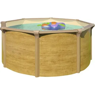 Aufstellpool Stahlwandpool-Set Green Line Evolution rund Ø 575x132 cm inkl. Sand