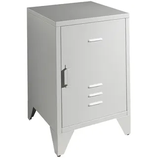 Vipack Nachtschrank Bronxx 40 x 40 x 60 cm Grau