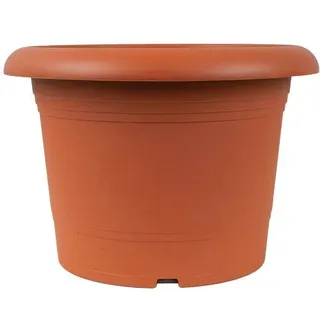 Pflanzkübel Garten Blumentopf Zylinder 25cm Durchmesser Terracotta