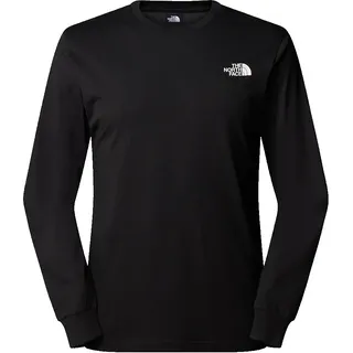 The North Face Easy Logo Langarm-t-shirt - TNF Black - S