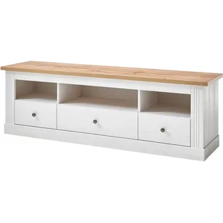 otto home Home affaire Lowboard »Westminster« im angesagten Landhaus-Look, weiß