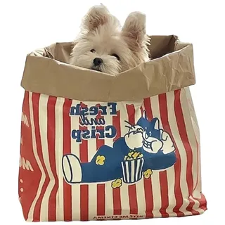 Haustier Katzen Und Hunde Kraft Popcorn Tasche Puzzle Dekompression Lustiges