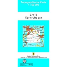 Karlsruhe Süd 1 : 50 000