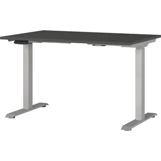 Germania Schreibtisch Jet Grau / Silber