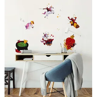KOMAR Wandtattoo »Marvel Deadpool Food« 50 x 70 cm (Breite x Höhe) - Kinderzimmer, Wandsticker, bunt
