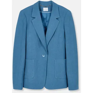 Madeleine Jackenblazer »Leinenblazer Leinenblazer in Boxy-Form«, grün