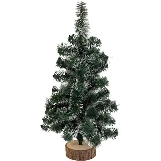 Dmora Weihnachtsbaum Todina 75 cm Grün, feuerfest aus Kunststoff, kein Holz, inkl. Basis - Grün