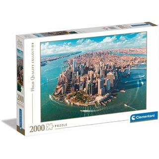 CLEMENTONI New York City 2000 Teile Erwachsene - New York Puzzle Erwachsene in 70 x 50 cm - Puzzle Erwachsene anspruchsvoll von Clementoni 32080