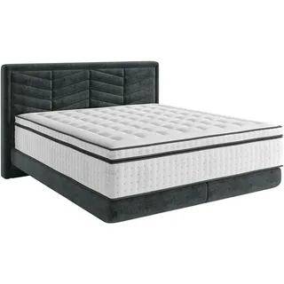 Carryhome BOXSPRINGBETT Schwarz - 160x200 cm