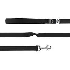 Curli Basic leash Nylon 140x1.5cm black