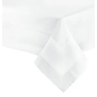 ZOLLNER Tischdecke 140 x 240 cm Weiß