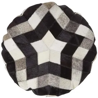 Homescapes Patchwork-Kissen 40 x 40 cm Mehrfarbig