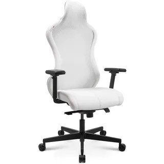 Topstar Bürostuhl Gamingstuhl Sitness RS Sport Plus Continental Kunstleder weiß/weiß rote Naht