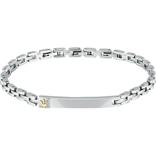 Maserati Herrenarmband Edelstahl Gold/Silber JM324AVD55 18 cm