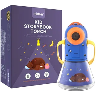 MiDeer Märchenprojektor für Kinder mit 12 Märchen und Gebrauchsanweisung in deutscher Sprache