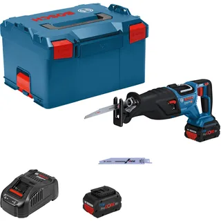 Bosch Professional Akku-Säbelsäge GSA 18V-28 2 Akku ProCORE18V 5.5Ah, Ladegerät u. L-Boxx