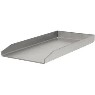 BBQ-Toro Grillplatte 26 x 43,4 cm Edelstahl silber