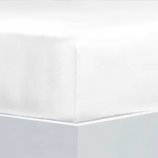Florella Spannbettlaken »FS5, Soft-Flanell, 100% Baumwolle« für Matratzenhöhe bis 20 cm geeignet, weiß