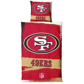 the great branding San Francisco 49ers NFL Rot 135 x 200 cm + 80 x 80 cm