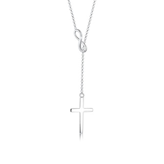 Elli Y-Kette Kreuz Infinity Symbol 925 Silber Ketten Damen
