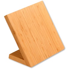 Bild | Messerblock, Material: Bambus, magnetisch, Maße: 23 x 13 cm, Höhe 20 cm, Farbe: Braun | 58028