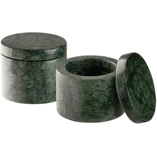 APS MINERA 2er Set Marmor Ø 6 cm H: 5 cm grün