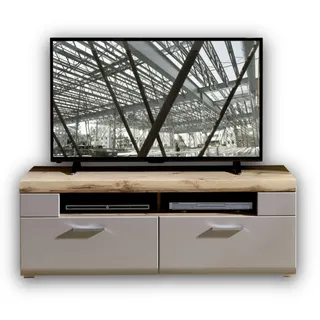 Innostyle Fun Plus II TV-Lowboard 140x51x47 cm Grau/Braun Holz