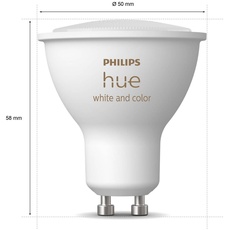 Bild Hue White & Color Ambiance GU10 4.3W, 3er-Pack (929001953115)