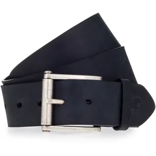 MUSTANG Ledergürtel, mit Vintage-Look, Roll-Schließe, 4,5 cm, schwarz