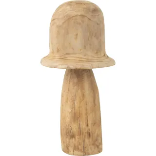 Manahee Design | Holz Paddenstoel Stolp Natur | 60 cm x 32 cm x 32 cm