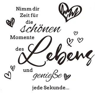 UDNFHL 1 Satz Inspirierender Zitate Wandaufkleber, Einfache Und Vielseitige Wandaufkleber, Haushaltszubehör, Wanddekorationen Und Abnehmbare Wandaufkleber