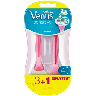 Gillette Sensitive Damenrasierer Einweg + 3 Rasierer