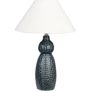 Beliani Tischlampe Dunkelblau 1 St.