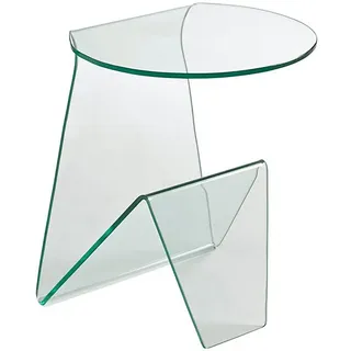 Paroli Beistelltisch Sicherheitsglas ESG, transparent, transparent, transparent,