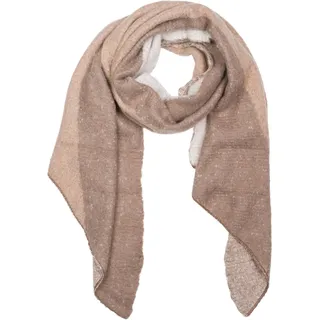 styleBREAKER XXL-Schal "Asymmetrischer Web Schal 3-Farbig" 1 Stk., taupe, braun, beige