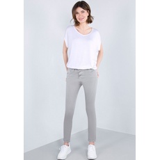 Bild 5-Pocket-Jeans »P78A«, Crinkle Optik, grau