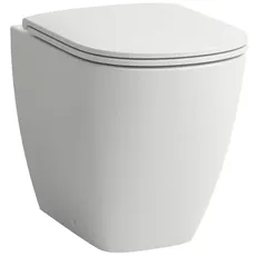 Laufen Lua Stand-Tiefspül-WC, Abgang waagerecht oder senkrecht, 360x520mm, H823081, Farbe: Weiß mit LCC